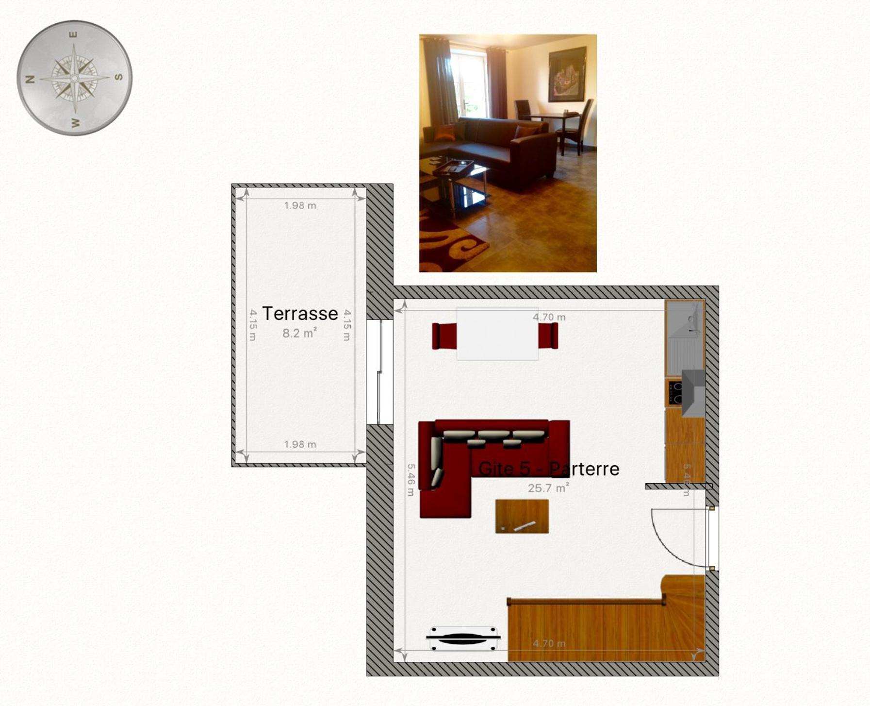 B&B Au Moulin 1771 Monein Phòng bức ảnh